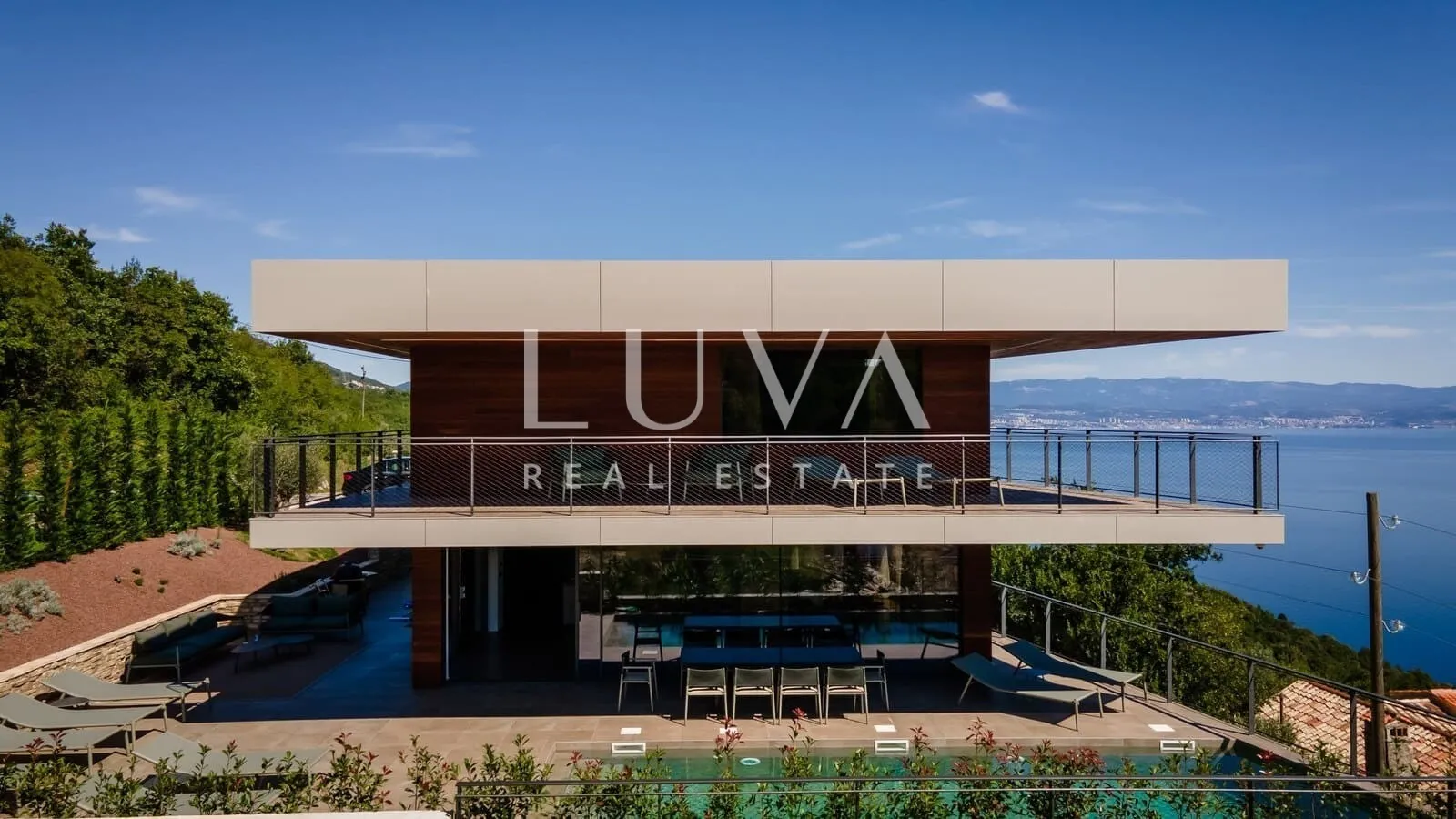 Opatija, Mošćenice, Luxusvilla mit Meerblick zu verkaufen