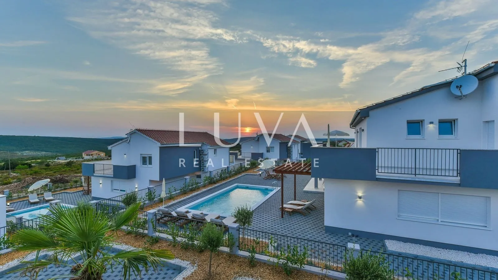 Debeljak, Zadar, resort, 8 kuća s bazenom na prodaju, investicija