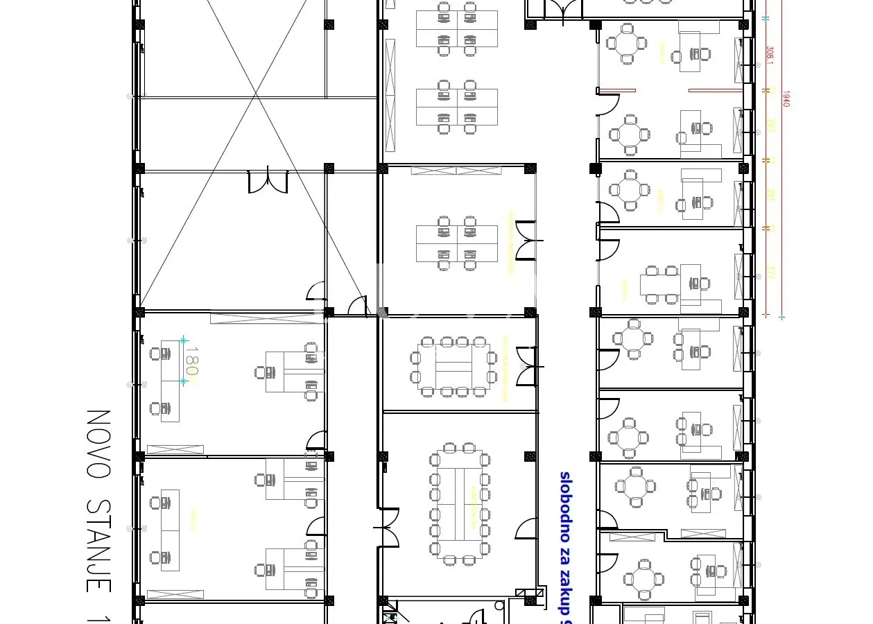 Zagreb, Žitnjak, Bürofläche zur Miete, 1.100 m²