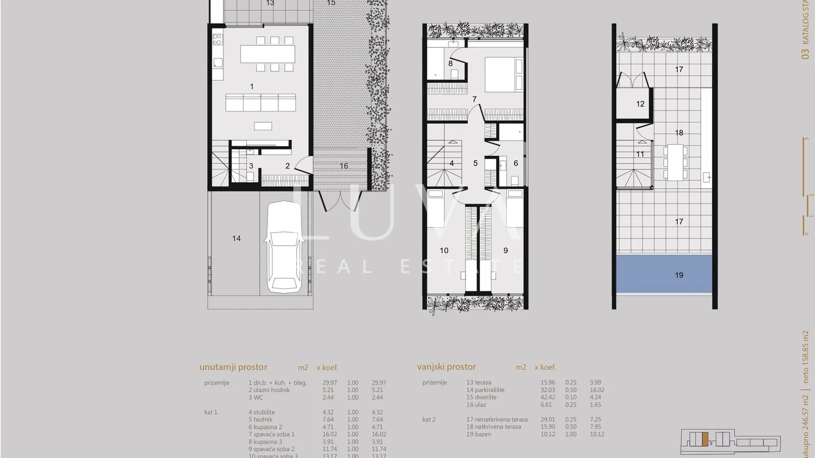 Zadar, luksuzna novogradnja, 4s stan S 1.3 158,85m2 , prodaja