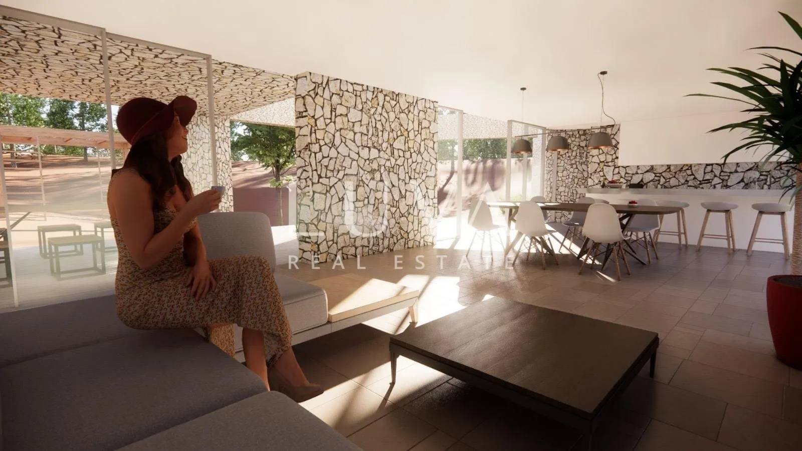 Krk, Vrbnik, luksuzna vila s bazenom na osami na prodaju