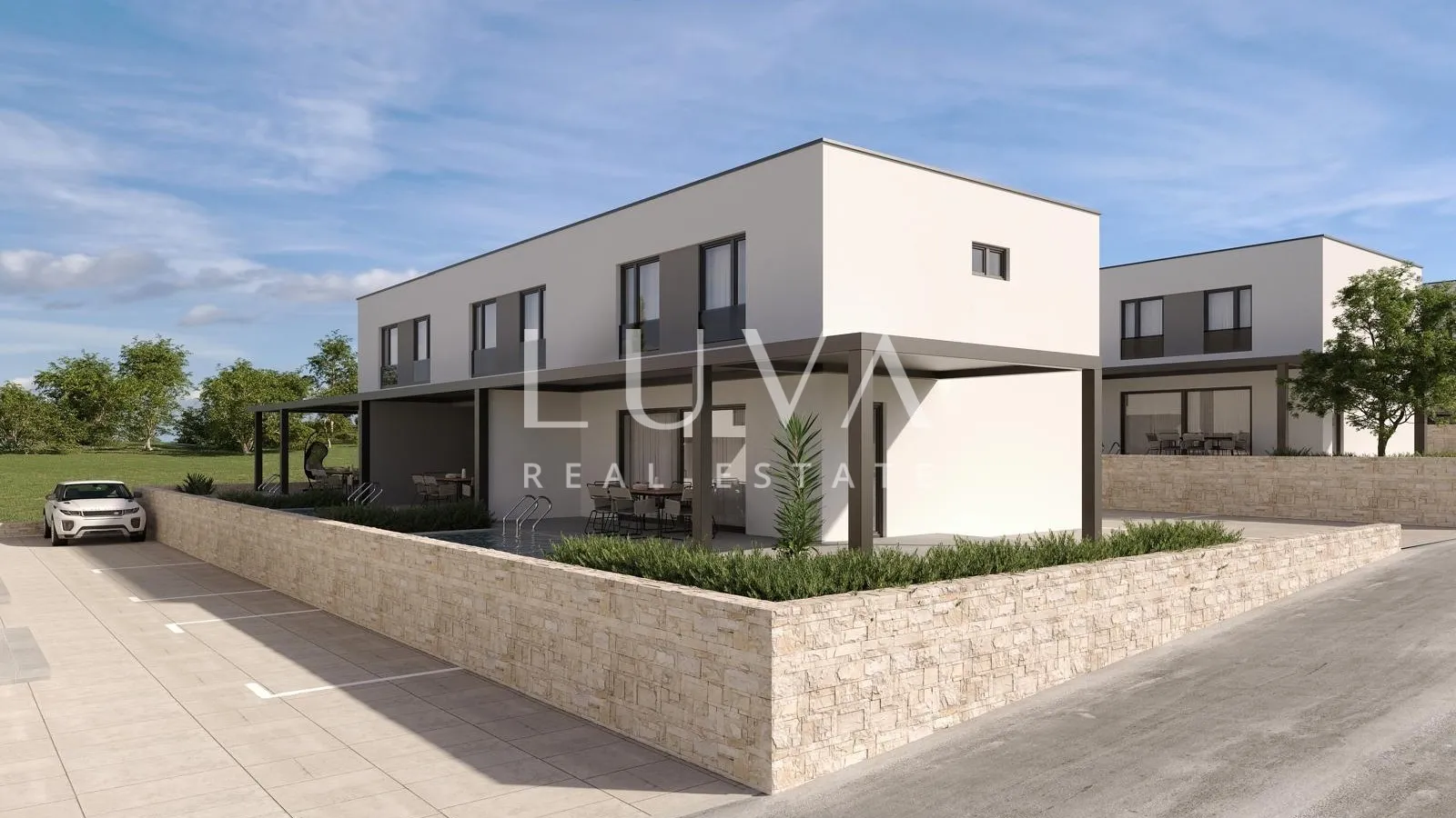 Pag, Mandre, luksuzna novogradnja blizu mora, stan S2, neto 82,60 m2