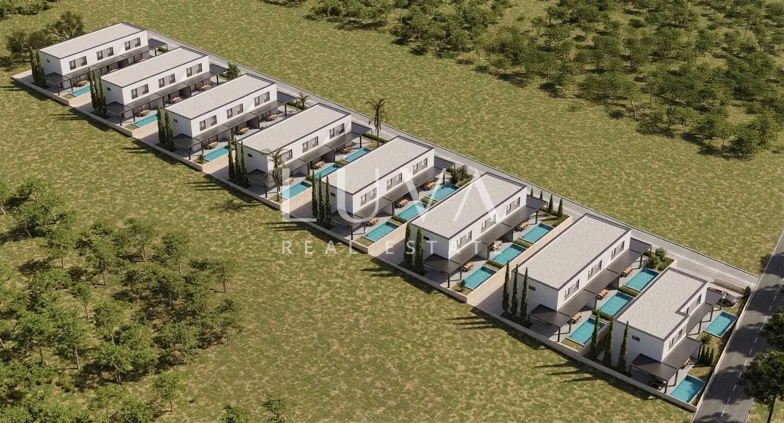 Pag, Mandre, luksuzna novogradnja blizu mora, stan S1, neto 87,60 m2