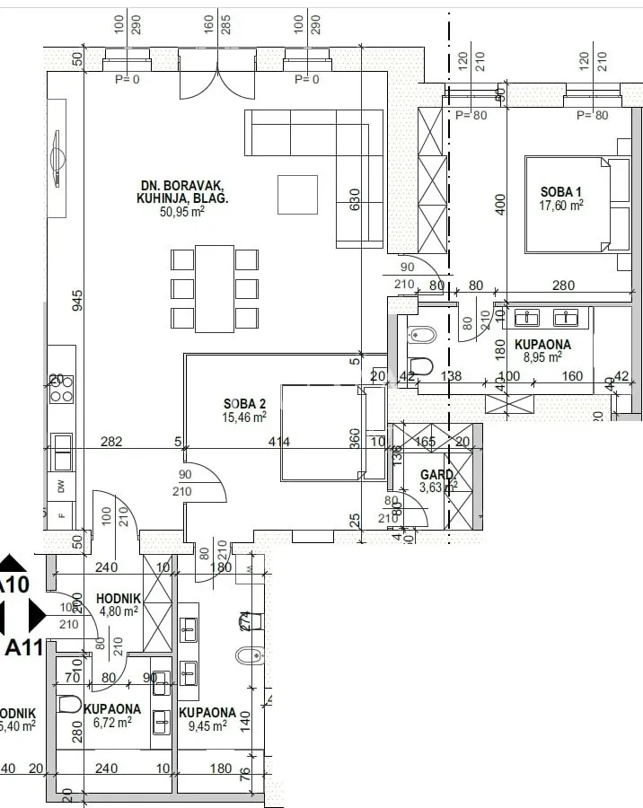 Opatija, city center, luxury apartment 114.15 m² for sale