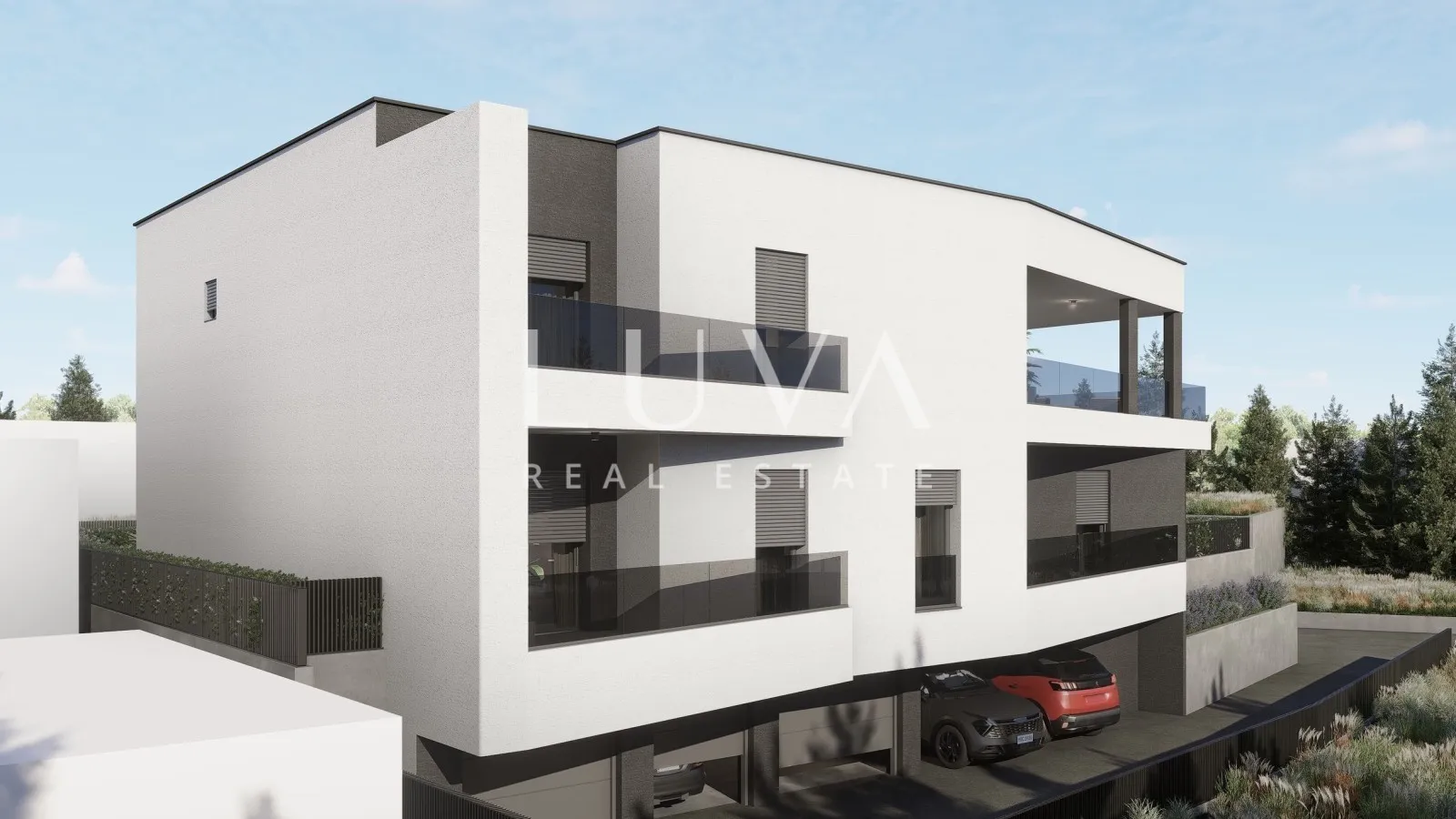 Zagreb, Gračani, moderna novogradnja, stan S1 s vrtom, NKP 84,41 m2
