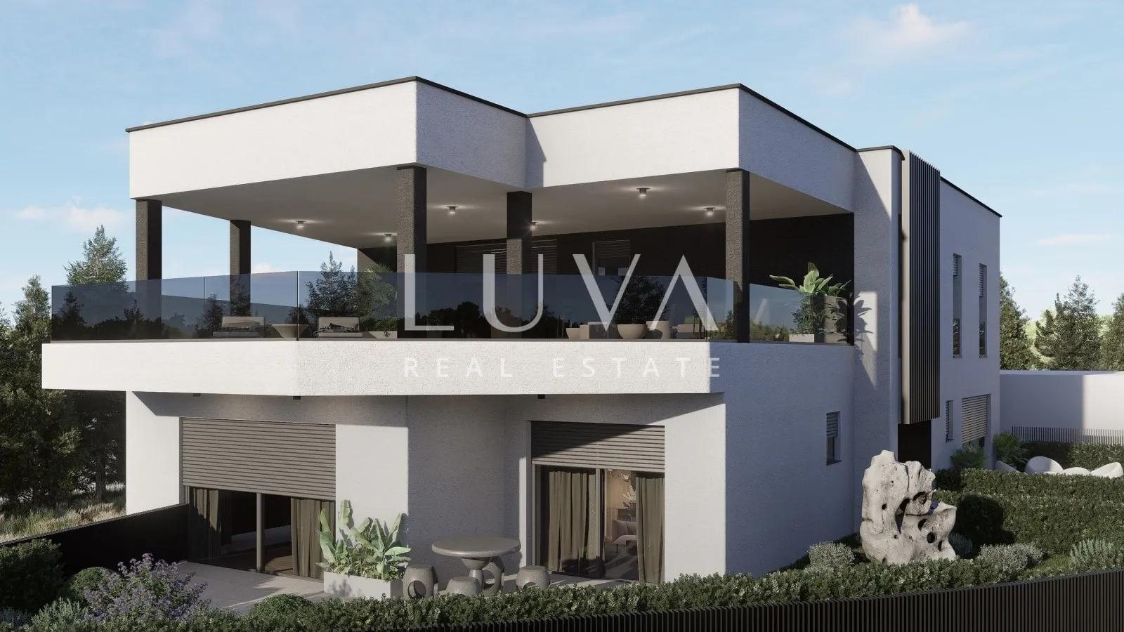 Zagreb, Gračani, moderna novogradnja, stan S2 s velikim vrtom, NKP 102,35 m2