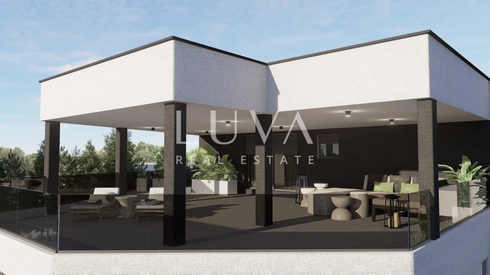 Zagreb, Gračani – modernes Penthouse mit Panoramablick, netto 136,58 m²