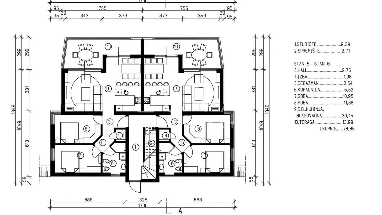 Krk, Omišalj, Wohnung S3 im Neubau am Meer, zum Verkauf