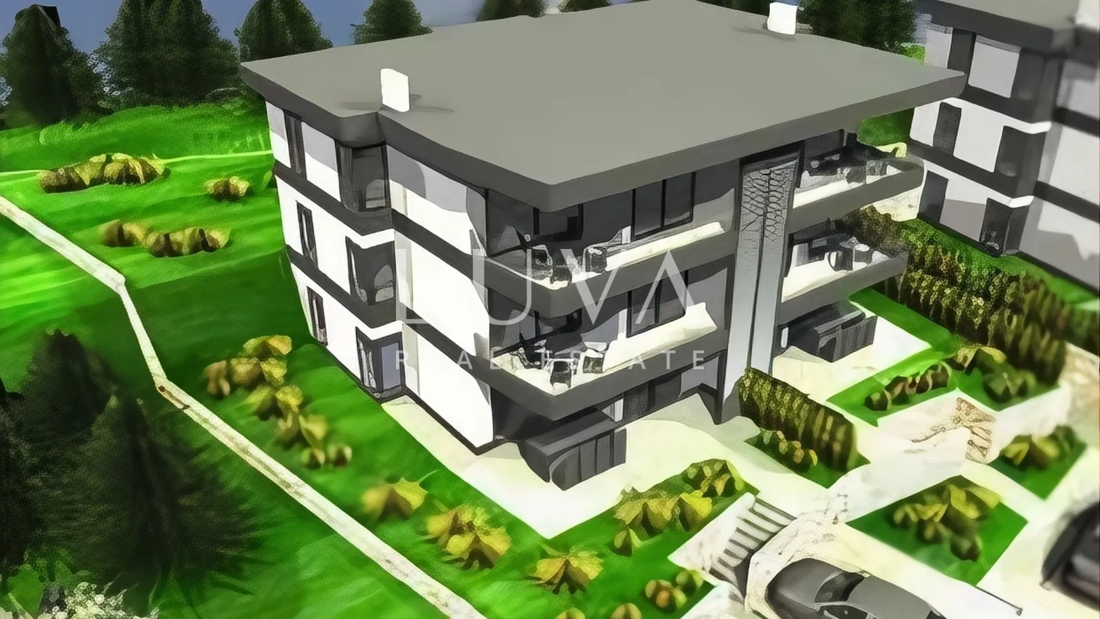Krk, Omišalj, stan S5 u novogradnji uz more, na prodaju