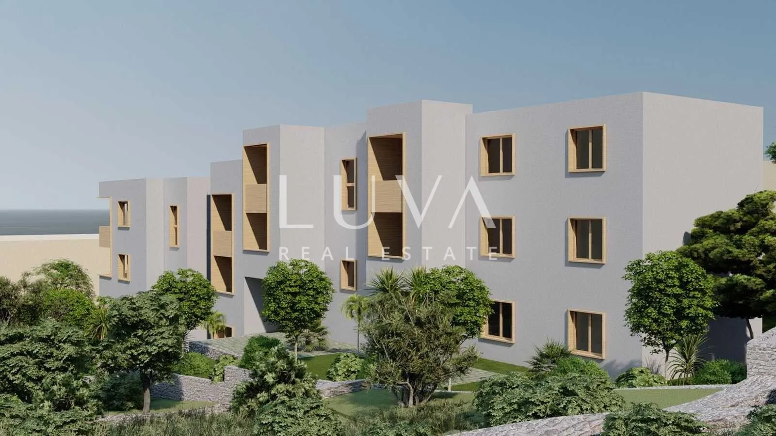 Trogir, Slatine, stan S7 42m2 u novogradnji s pogledom na more na prodaju
