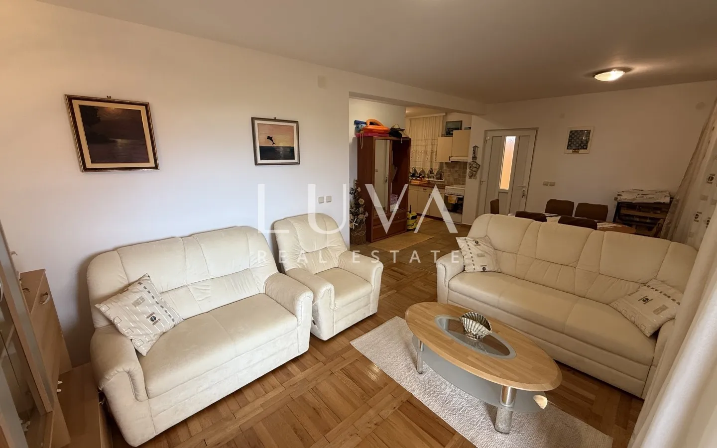 Pag, Novalja, Zwei-Zimmer-Wohnung mit Meerblick, 58 m²