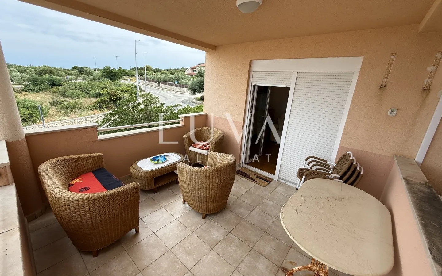 Pag, Novalja, Zwei-Zimmer-Wohnung mit Meerblick, 58 m²