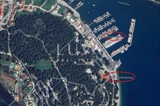 Medulin, Pomer, građevinsko zemljište s pogledom na more
