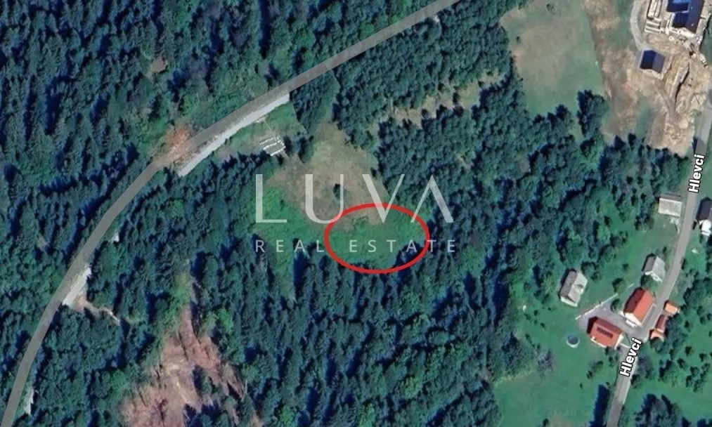 Gorski Kotar, Hlevci, građevinsko zemljište 800m2, na prodaju