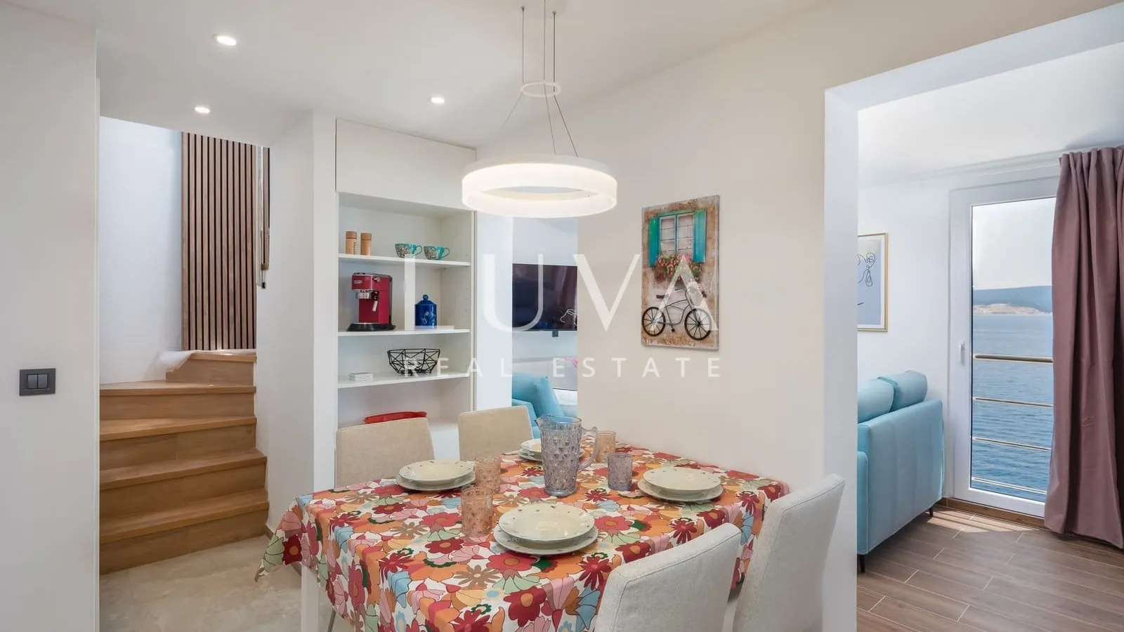 Omiš, Stanići, seafront house with pool for sale