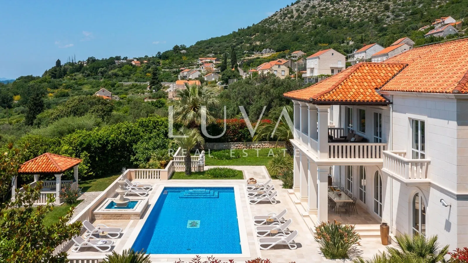 Dubrovnik, Trsteno, luksuzna vila s bazenom na prodaju