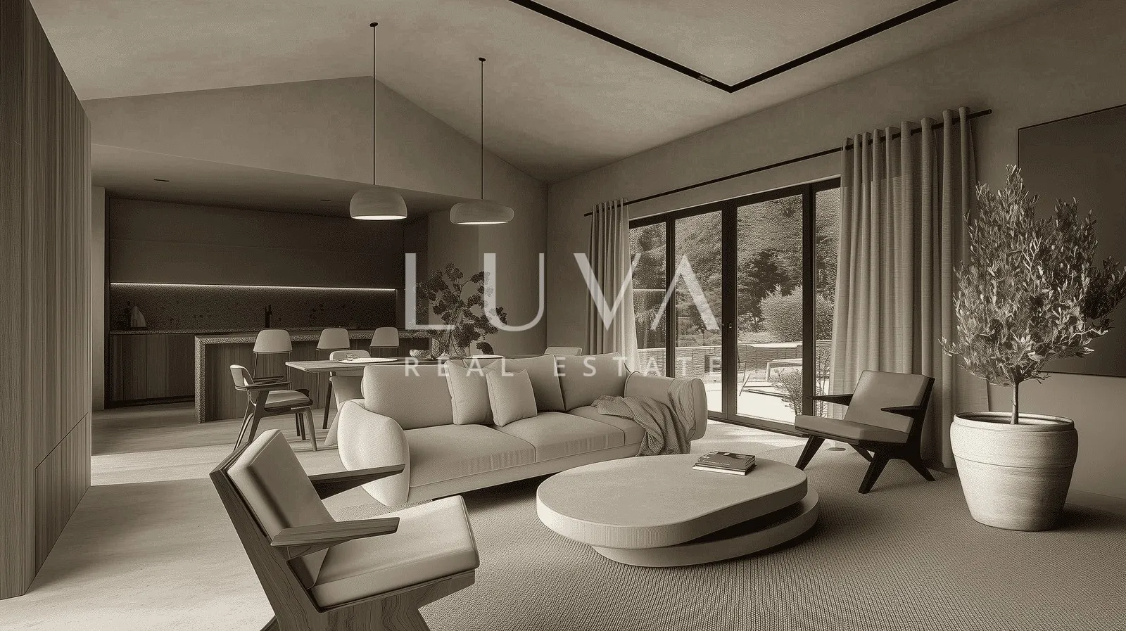 Hvar, Stari Grad, luxury house near the sea for sale