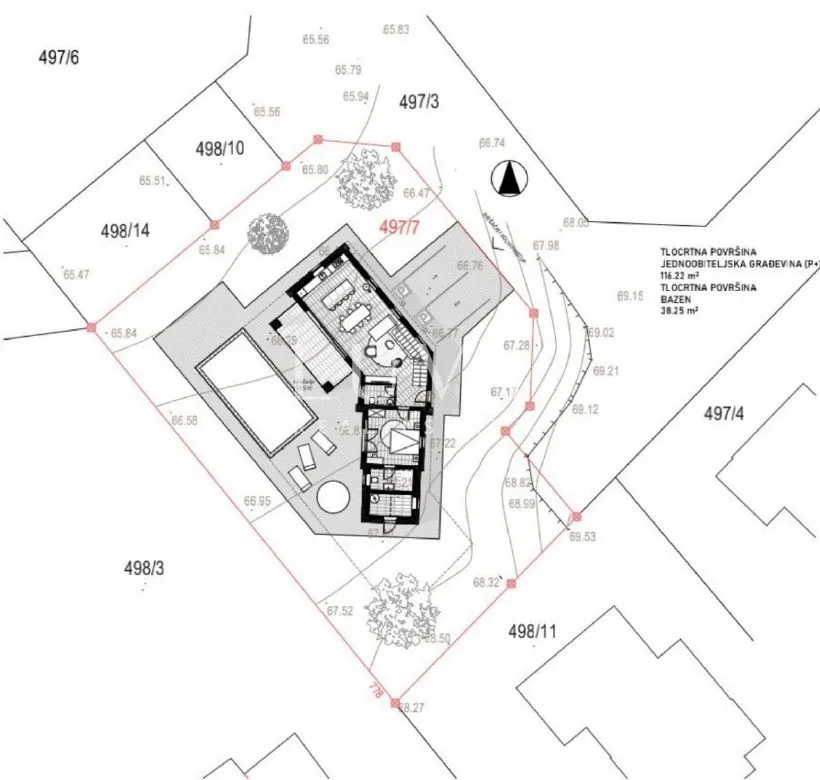 Istra, novogradnja, luksuzna kuća s bazenom blizu Poreča, 160 m2 za prodaju
