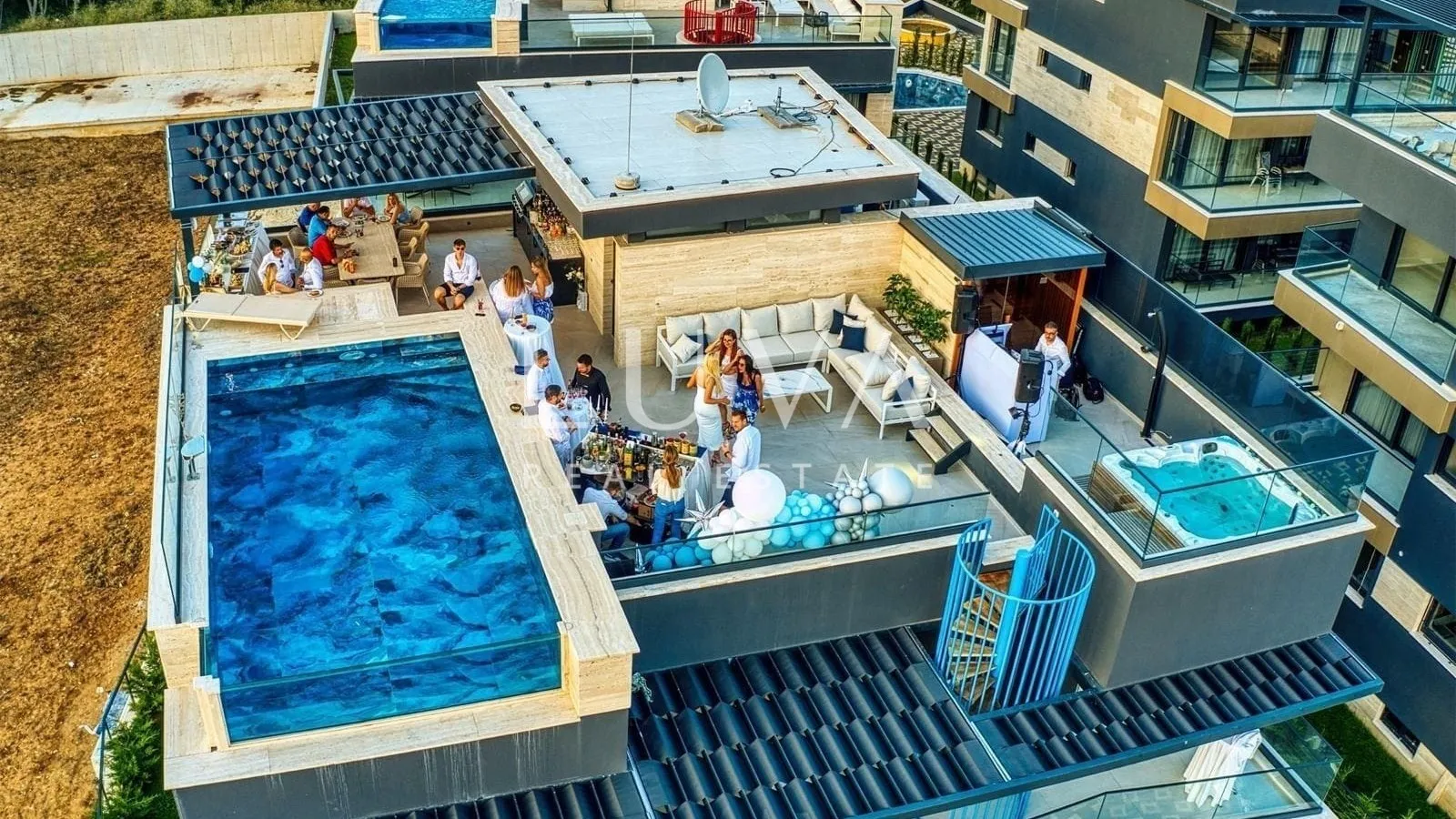 Zadar, Kožino, sale of a luxury penthouse with a pool by the sea
