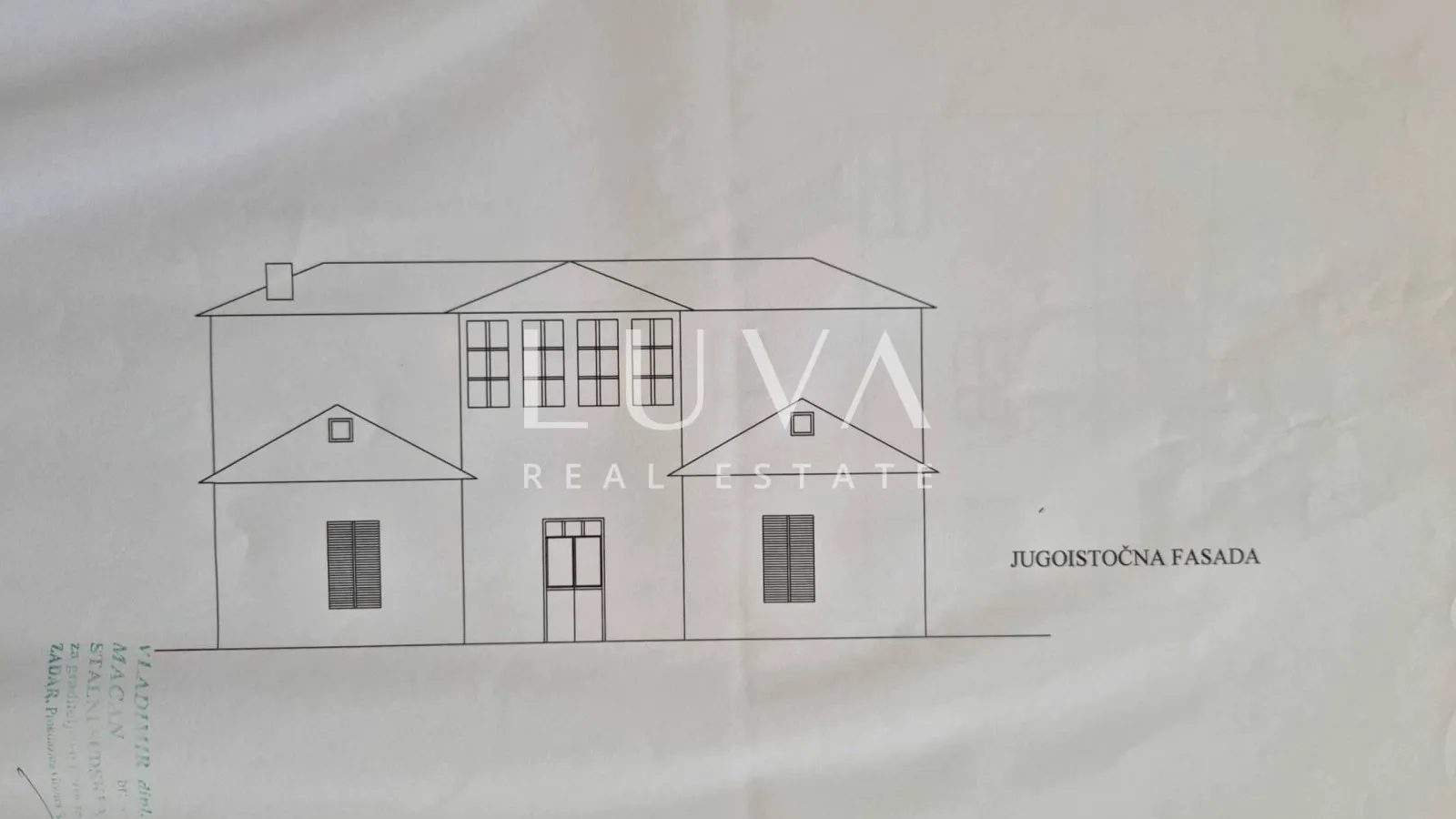Zadar, Vinjerac, three-storey stone house by the sea for sale