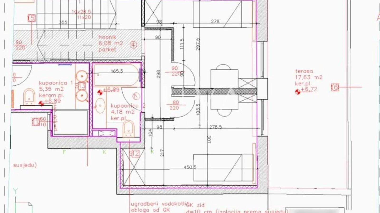 Zagreb, Medveščak, Exklusive Wohnung 259m2,  Verkauf