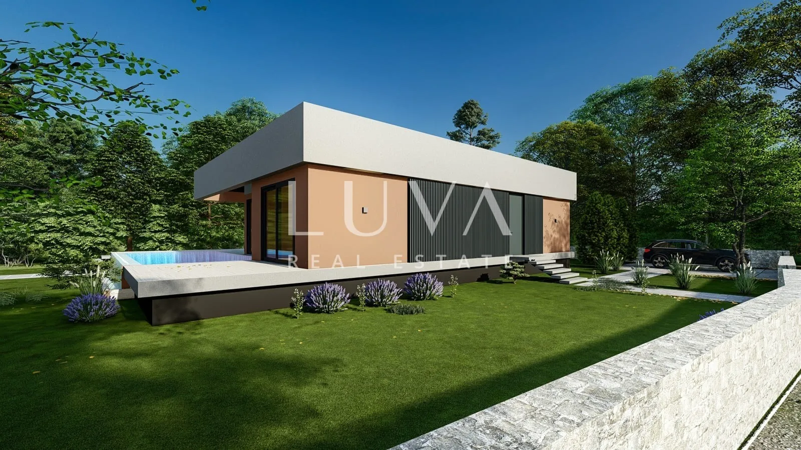 Istrien, Poreč, 958 m² Grundstück, erste Reihe zum Meer, mit direktem Zugang zum Strand