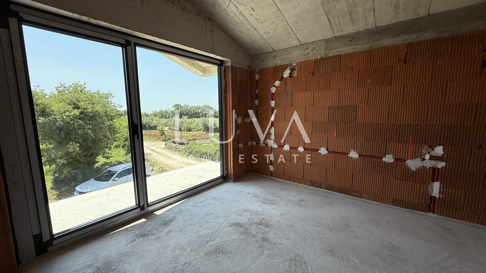 Istrien, Sveti Lovreč, modernes Haus mit Sauna und Meerblick, 118 m²
