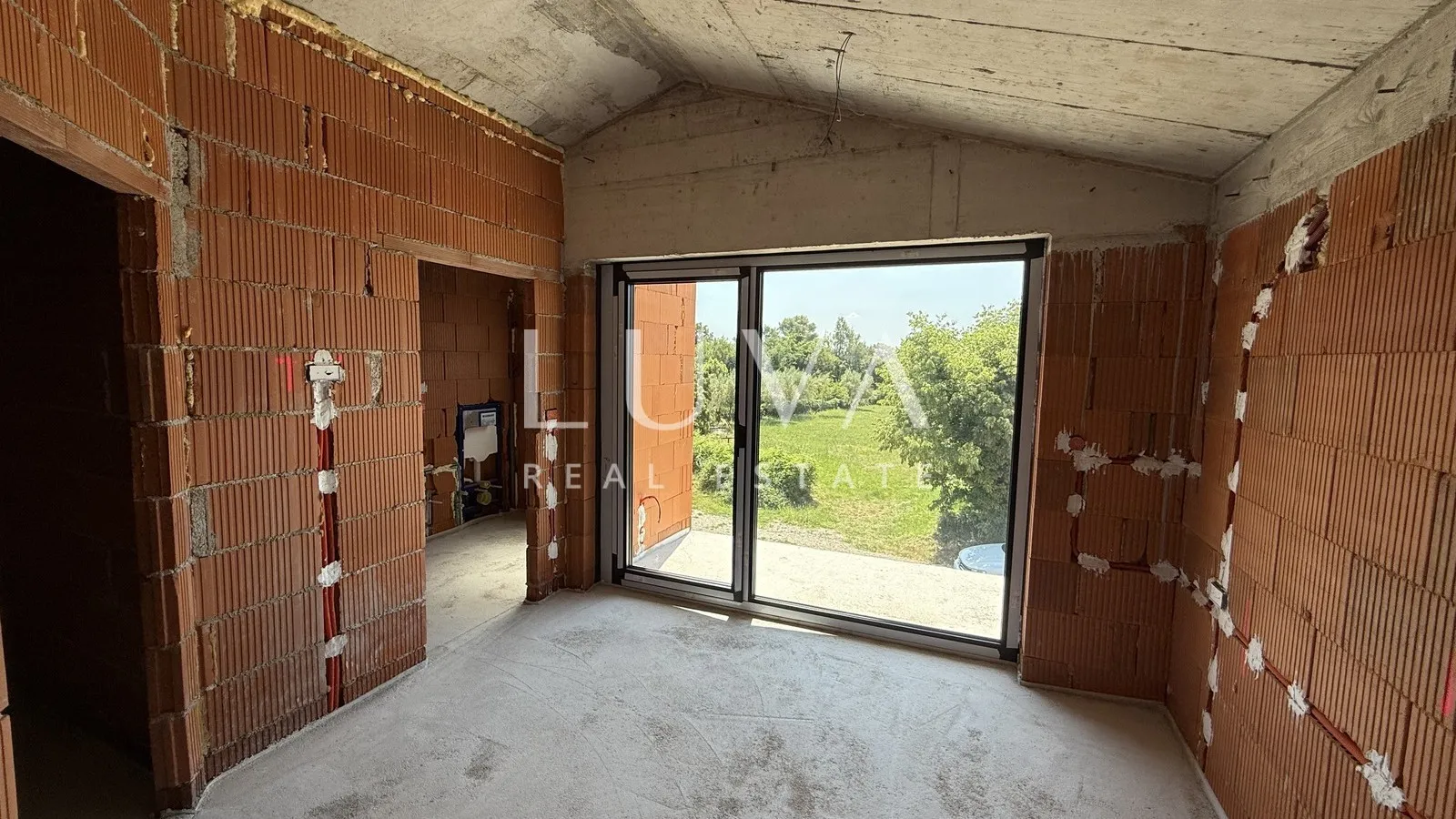 Istrien, Sveti Lovreč, modernes Haus mit Sauna und Meerblick, 118 m²