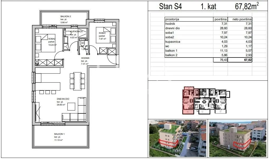 Split, Stobreč, građ. zemljište 1360m2 s pravomoćnom lokacijskom dozvolom na prodaju