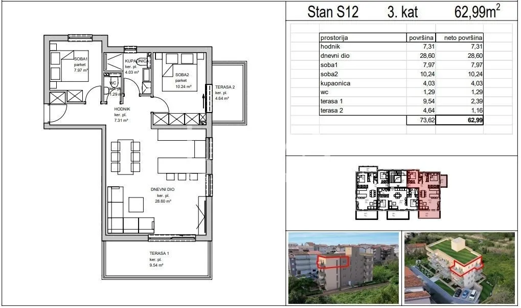 Split, Stobreč, građ. zemljište 1360m2 s pravomoćnom lokacijskom dozvolom na prodaju