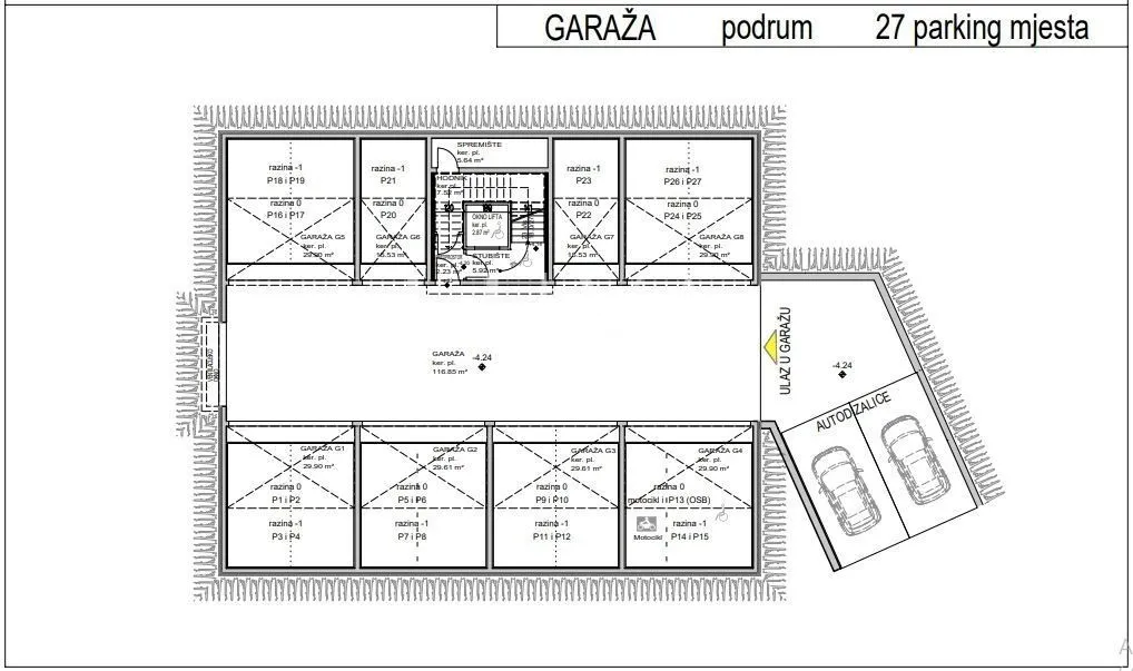 Split, Stobreč, građ. zemljište 1360m2 s pravomoćnom lokacijskom dozvolom na prodaju