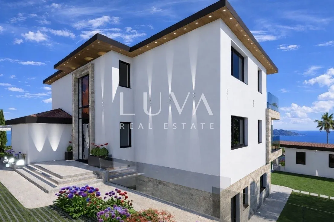 Opatija, Luxuriöses Penthouse mit 143 m², Meerblick und Terrasse