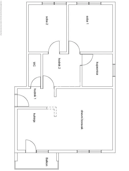 Zagreb, Gajnice, modern 3-bedroom apartment with balcony, 73 m²
