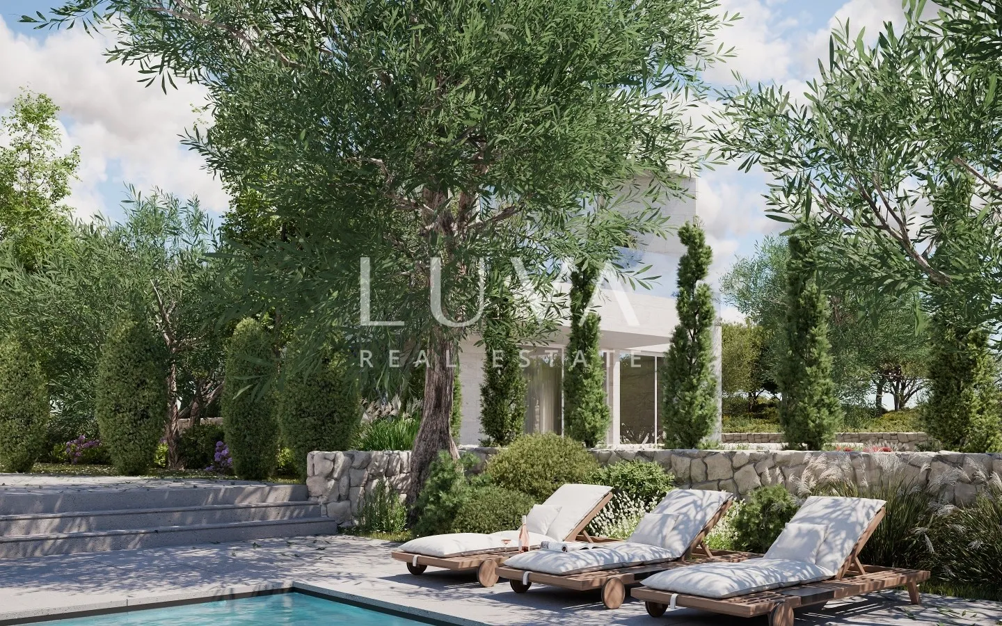 Trogir, Sevid, luksuzna vila 258m2, uz more na prodaju