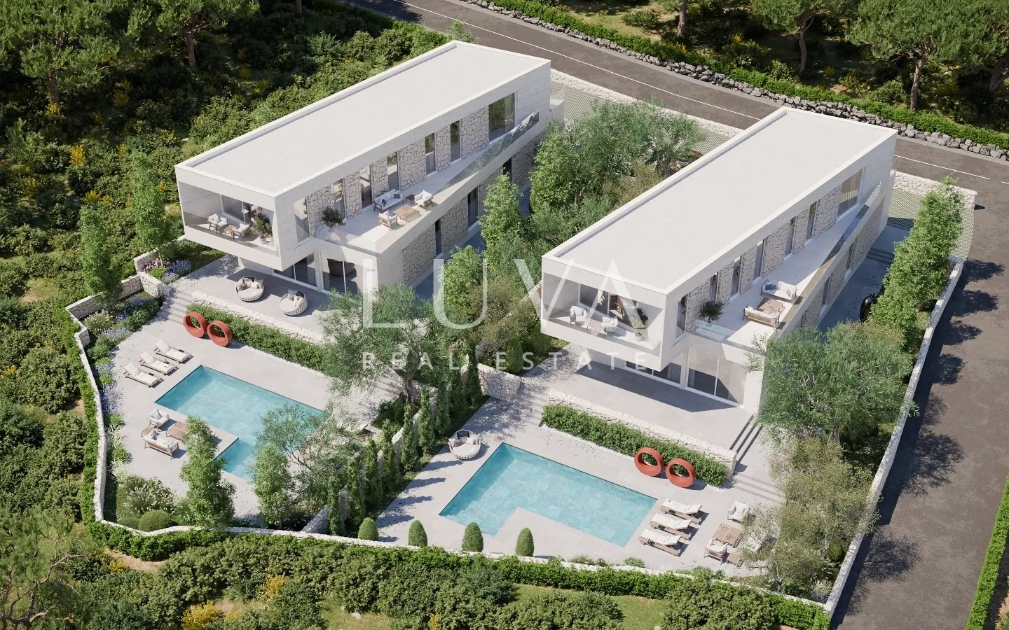 Trogir, Sevid, luksuzna vila 258m2, uz more na prodaju