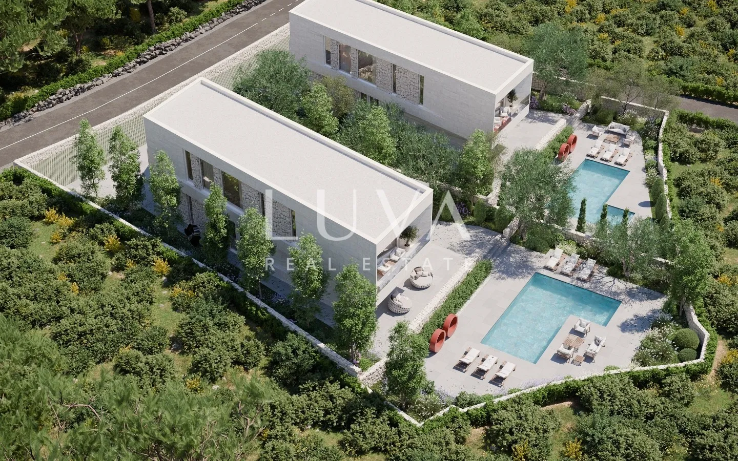 Trogir, Sevid, luksuzna vila 258m2, uz more na prodaju