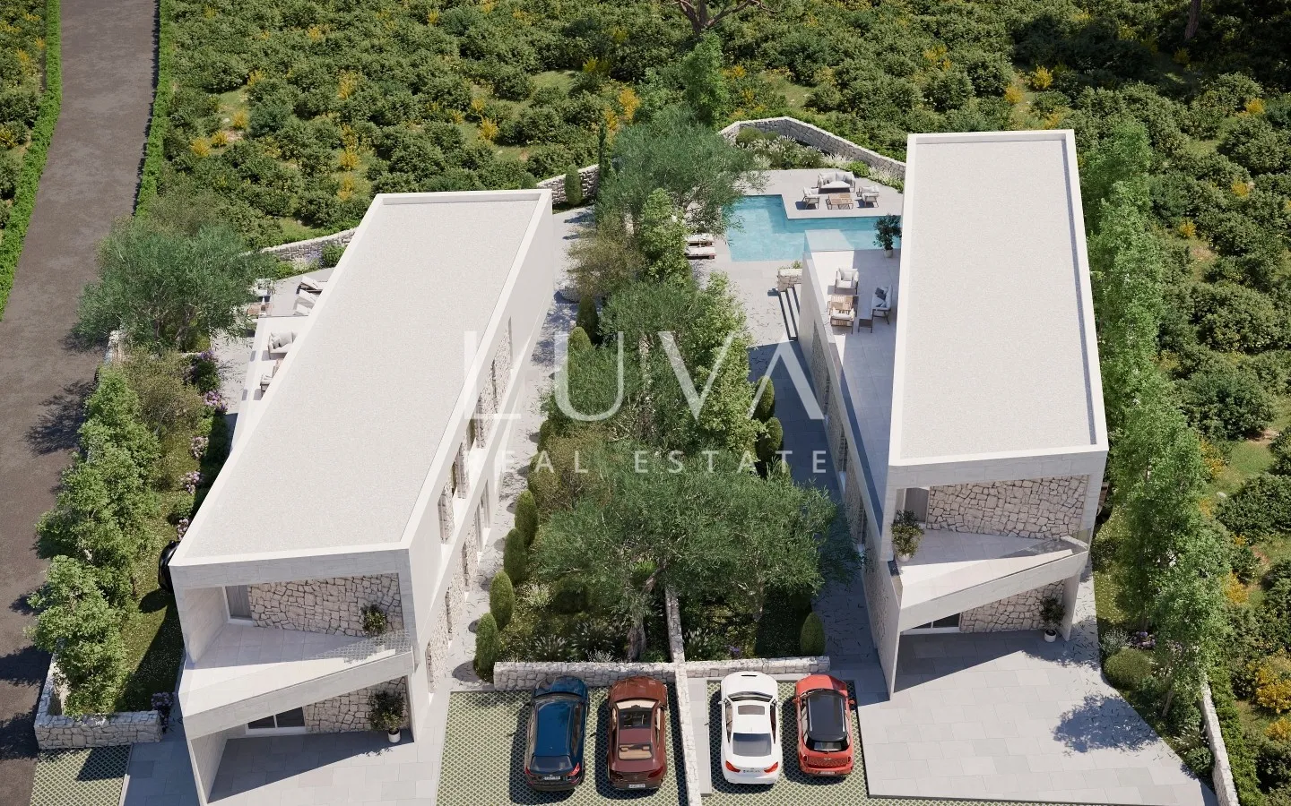Trogir, Sevid, luksuzna vila 258m2, uz more na prodaju