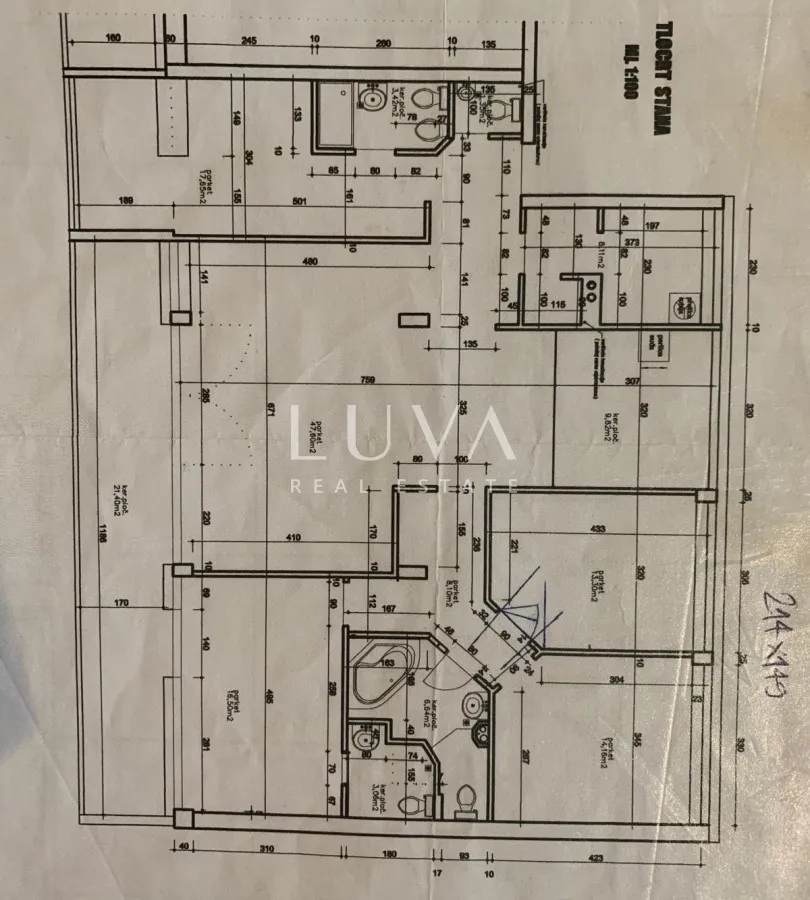 Zagreb, Medveščak, 5s stan 150m2 za najam