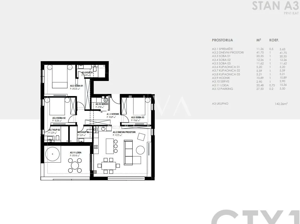 Zadar, Kožino, građ. zemljište 1582m2 s dozvolama, 100m od mora