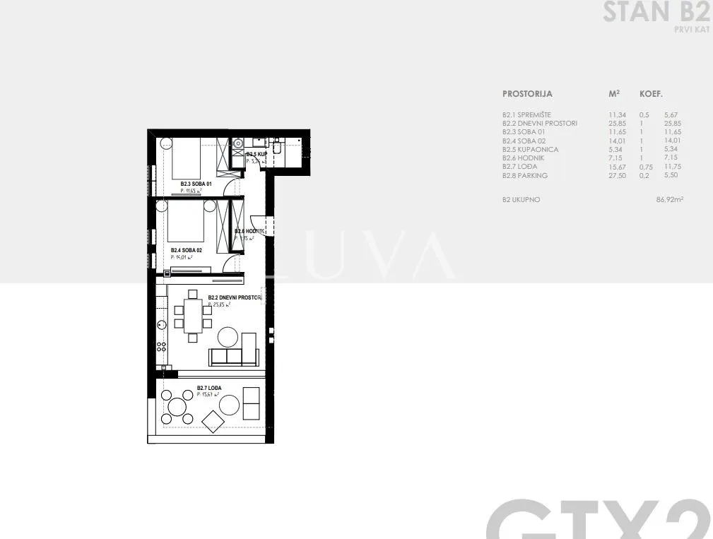 Zadar, Kožino, građ. zemljište 1582m2 s dozvolama, 100m od mora