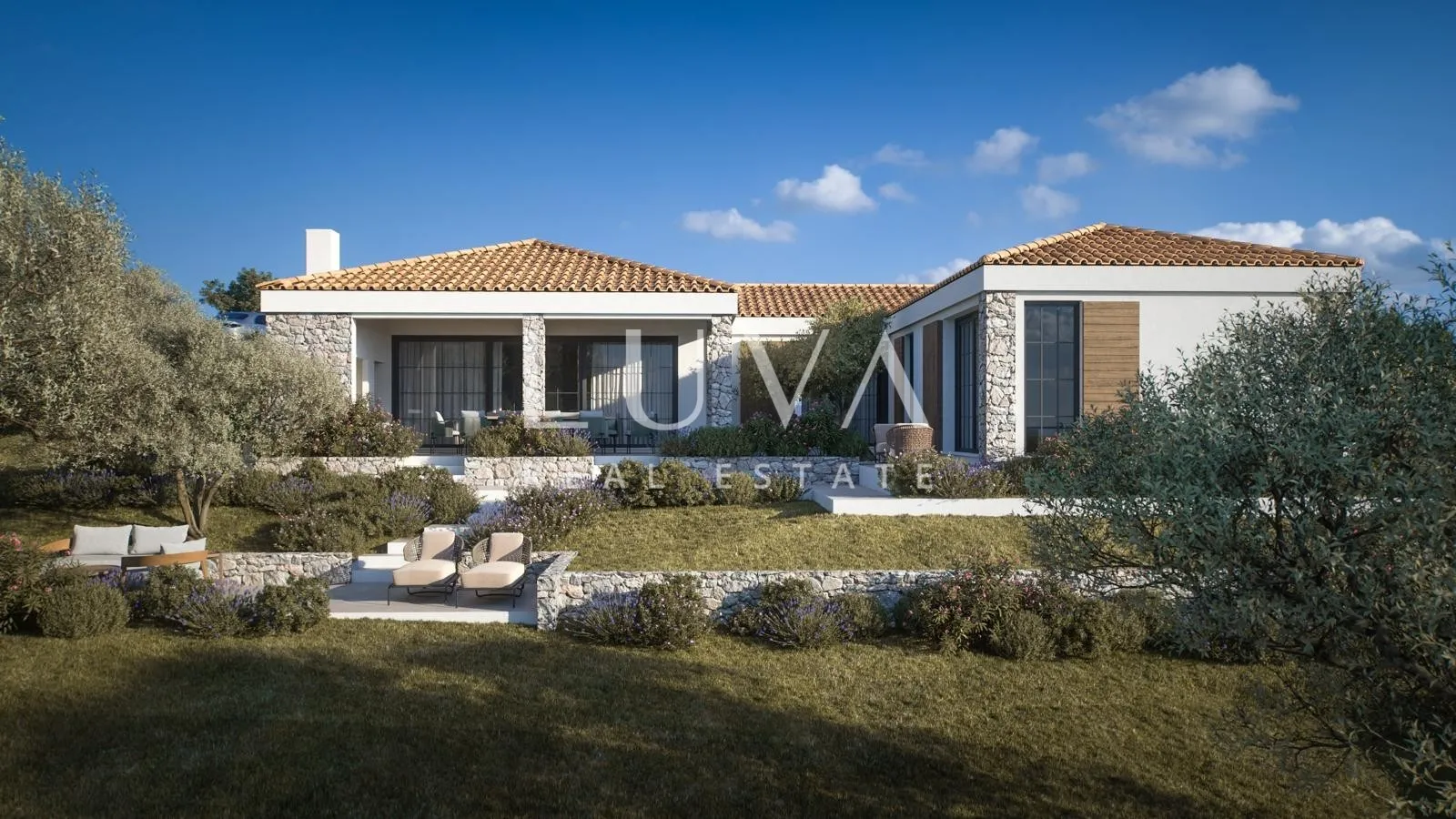 Marina, Vrsine, građevinsko zemljište + dozvola 1247m2 na prodaju