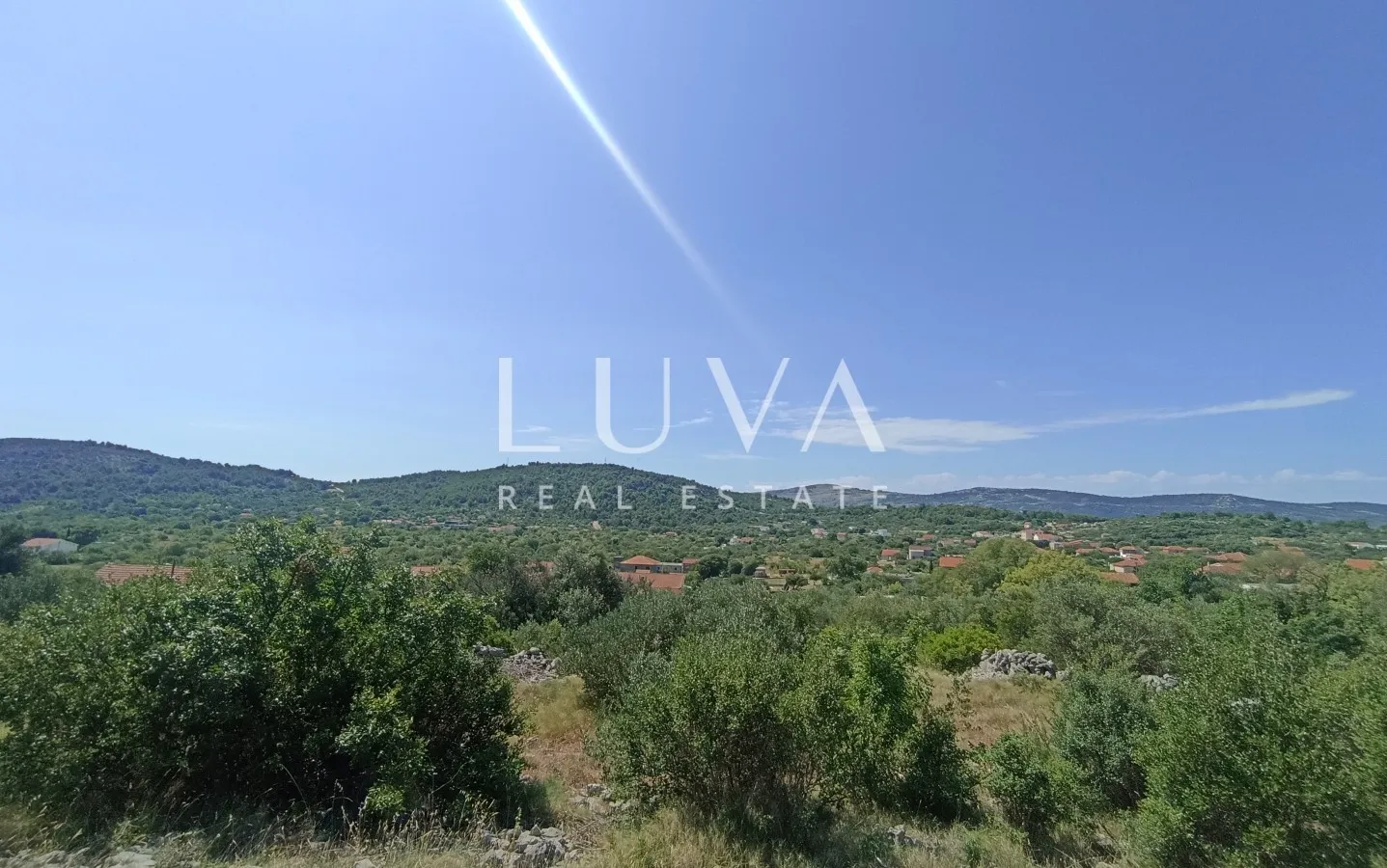 Marina, Vrsine, građevinsko zemljište + dozvola 1247m2 na prodaju