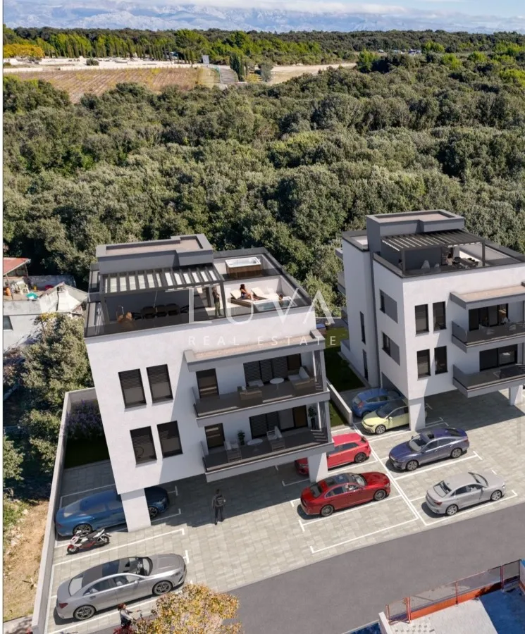 Zadar, Petrčane, Luxus-Penthouse mit Meerblick, 76 m2 zu verkaufen