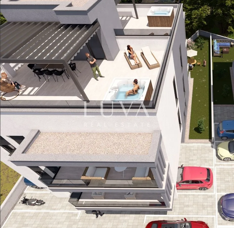 Zadar, Petrčane, Luxus-Penthouse mit Meerblick, 76 m2 zu verkaufen