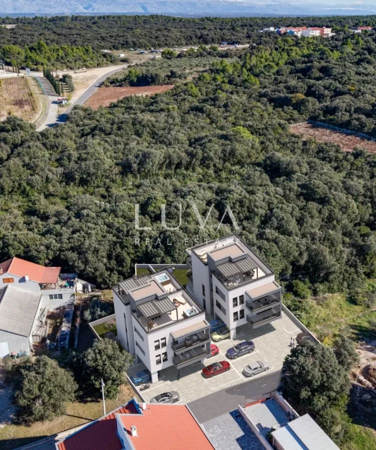 Zadar, Petrčane, Luxus-Penthouse mit Meerblick, 76 m2 zu verkaufen