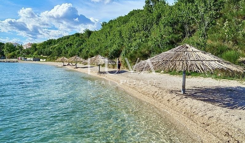 Zadar, Rtina, building plot with permit, 250 m from the beach
