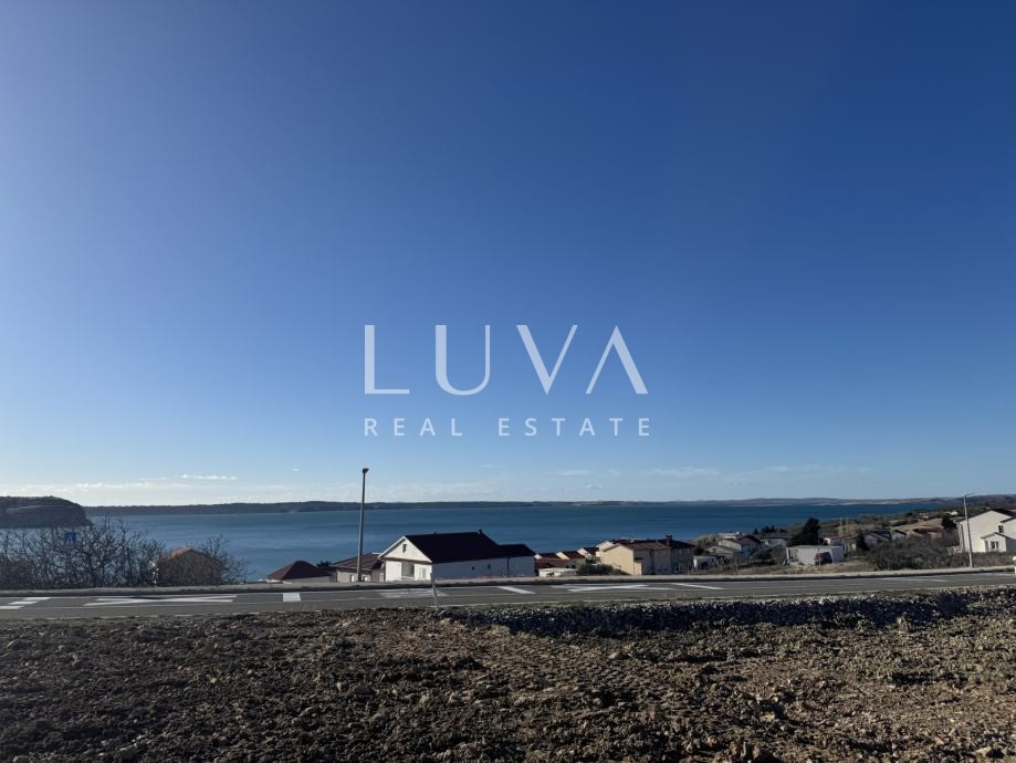 Zadar, Rtina, building plot with permit, 250 m from the beach