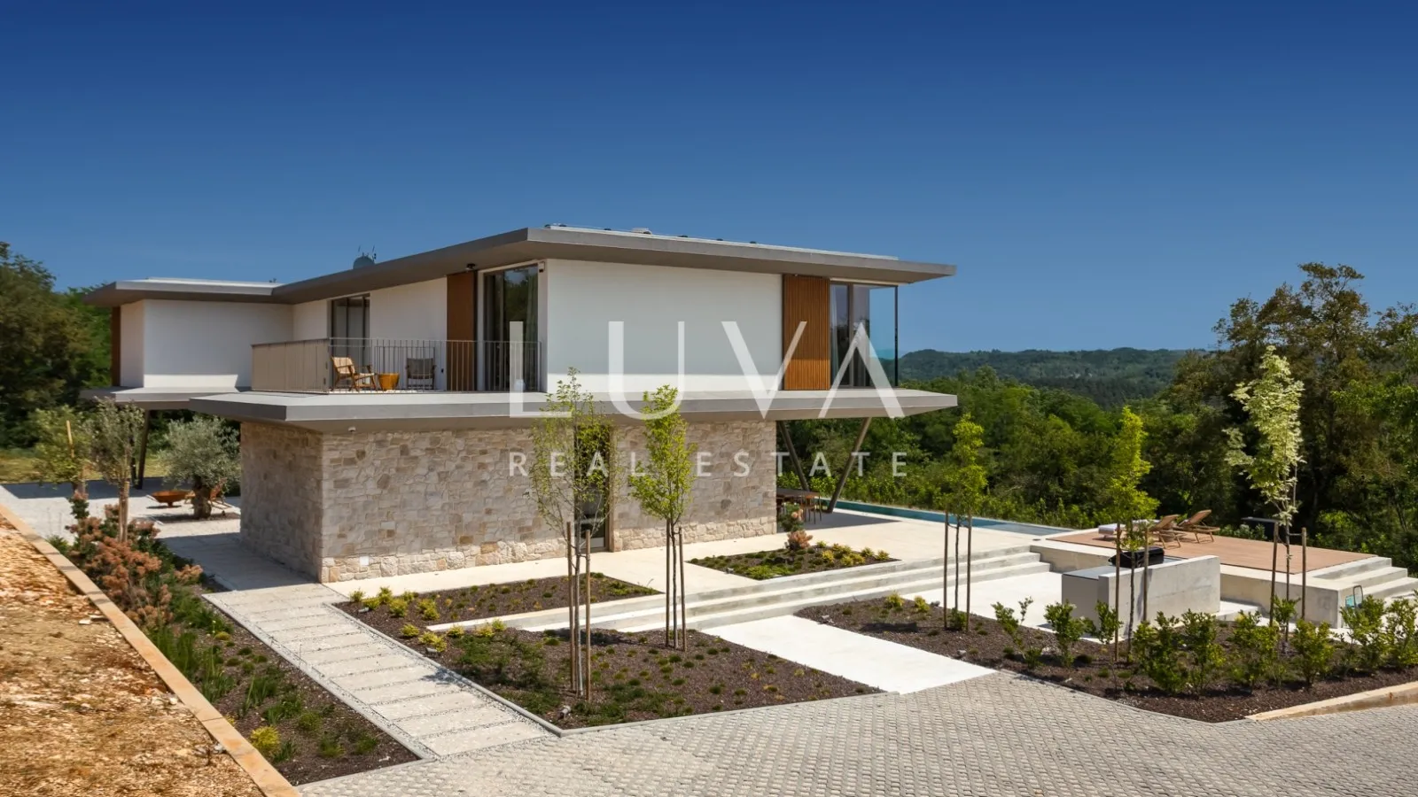 Istrien, Pazin, luxuriöse Designervilla 360 m2, zu verkaufen
