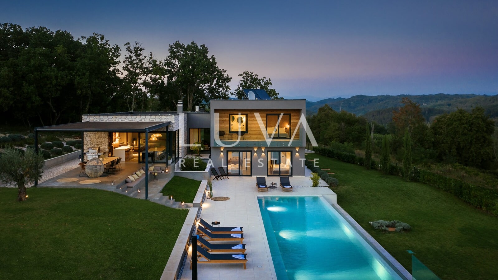 Istria, Pazin, luxury designer villa, 300 m2, for sale