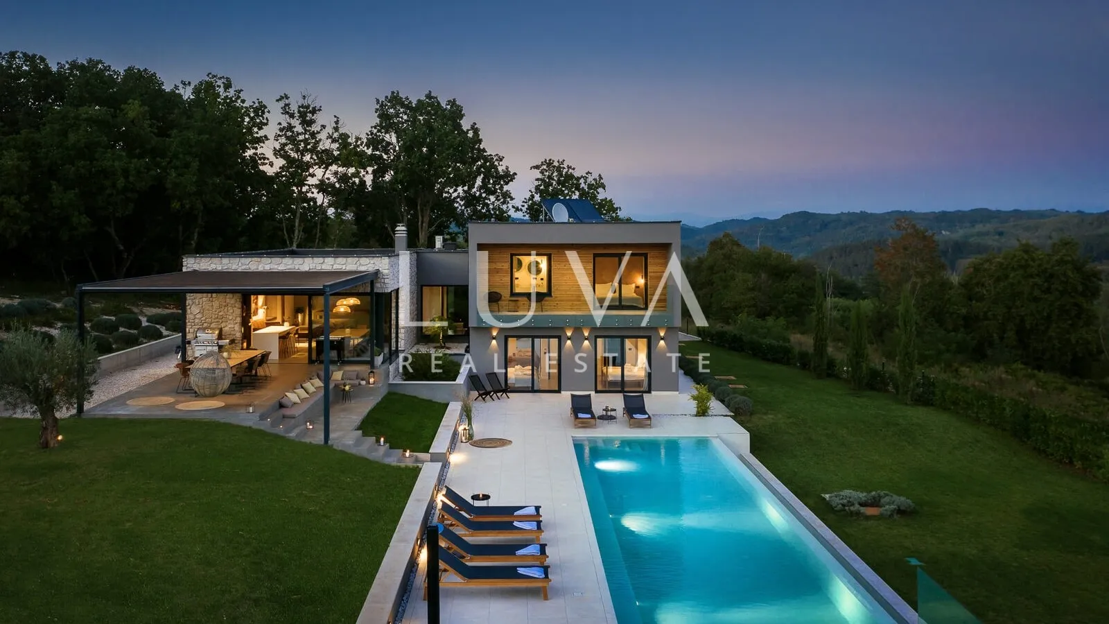 Istrien, Pazin, luxuriöse Designervilla, 300 m2, zu verkaufen